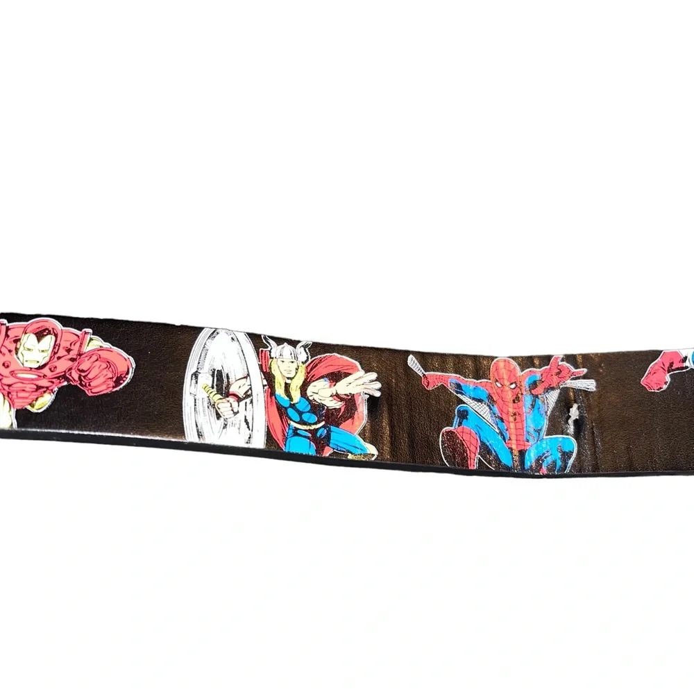 Marvel Kids Child’s/Boys Belt Size Large 28-30 Waist Size Simulated Leather